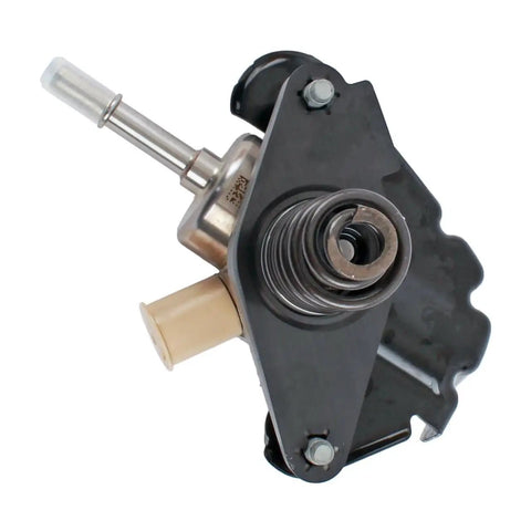 Heavy Duty High Pressure Fuel Pump For Gen V Direct Injection V8 Engines Drop Straight Into Gm 12711668 Setup side view with metal and plastic components.