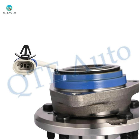 Front Wheel Hub Bearing Pair (2) Replacement for 1997-2011 Cadillac DeVille DTS Eldorado Seville, ABS compatible, close-up view