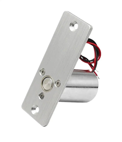 Heavy Duty Electronic Mortise Lock With Drop Bolt Deadbolt And DC 12V Power For Slick Electric Access Control and a metal housing.