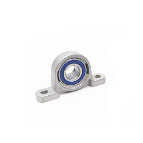 Tough Stainless Steel Miniature Pillow Block Bearing Unit With Precision Ball Bearing For Small Machinery Corrosion Resistant Compact 17mm Housing.