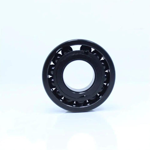 Industrial Grade High Temperature Ball Bearing 6206 sized 30mm by 62mm by 16mm with black seal and steel design.