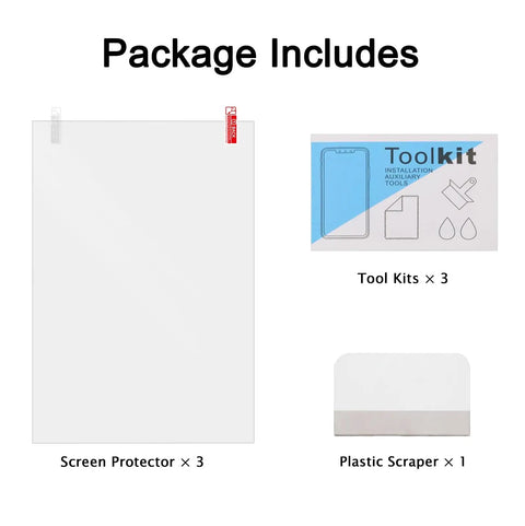 Straight Up Superior Screen Protector For 8.9 Inch Resin 3D Printer Display With Smooth As Glass Feel And Top Tier Scratch Shield, package contents.
