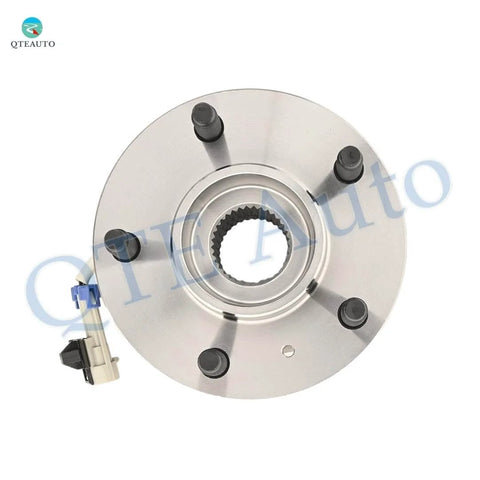 Front view of Front Wheel Hub Bearing Assembly Single Pack for 1998-2002 Oldsmobile Intrigue, Sealed Bearing Hub, ABS Compatible