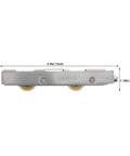 Heavy Duty Sliding Door Rollers Replacement Kit With Silent Stainless Steel Bearings, 5.9in long, suitable for sliding glass doors.