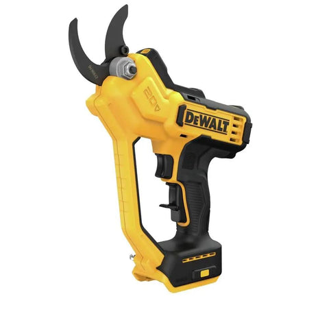 20V Max Cordless Pruner Kit with 4Ah Battery and Charger, 1-1/2 Inch Cut Capacity, compact yellow tool design