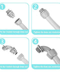 Step-by-step assembly guide for All In One 25 Foot NPT One Half Inch Liquid Tight PVC Conduit Kit With Non Metallic Electrical Fittings UL Listed