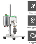 Mini Drill Press With Variable Speed Benchtop Portable Drill Press JT0 Chuck on display emphasizing strong power and precise positioning