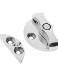 Bulletproof 316 Stainless Steel Boat Hatch Latches 2 Pcs Round Twist Catch Turn Button for Marine Locker Yacht Hardware