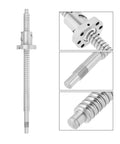 Precision Rolled Ball Screw For CNC Machines Anti Backlash Design with 300 mm travel length and smooth low friction operation.