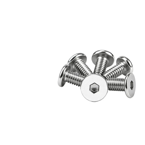 Ultra Low Profile Hex Socket Machine Screws In Tough 304 Stainless Steel Sizing From M2 To M6 for tight clearance in metalwork.