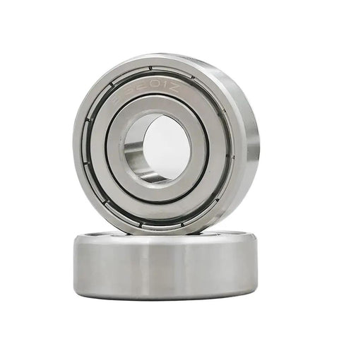 Rock Solid 304 Stainless Steel Deep Groove Ball Bearings Built Tough With Double Metal Seals For Wet Shop Floors And Power Tools Smooth Operation Killer Corrosion Resistance 90X160X30mm displayed at an angle.