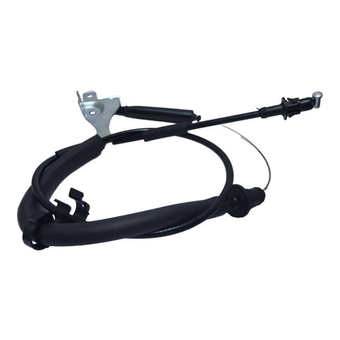 Heavy Duty Throttle Accelerator Cable For Ford Escape And Mercury Mariner 2005 To 2008 Part 5L8Z9A758Ca, black cable with metal connections.