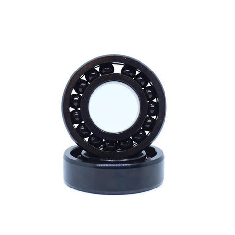 Heavy Duty High Temperature Thin Section Full Ball Bearings 20 X 42 X 8 mm with cast iron housing, designed for extreme conditions.