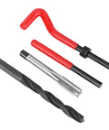 Pro Grade 17Pcs Stainless Steel Thread Repair Kit M10x1.5 with twisted drill tap wrench and threaded insert tools displayed