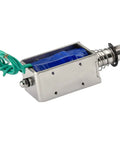 DC Solenoid Electromagnet Push Pull Type Open Frame With 20mm Stroke 12V 3A Coil Initial 3N Push Force And 60N Hold Force