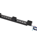 Solid As A Rock 200mm Stroke Linear Actuator Delivering Butter Smooth Slide Motion For Precise Mechanical Equipment Positioning And Workshop Machinery Upgrades Crafted From Aluminum on a rail.