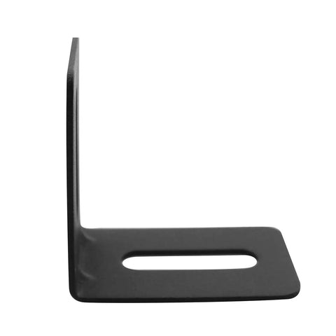 Hella Durable 4 Pack Right Angle L Brackets Rock Solid 90 Degree Corner Connectors Built Tough Steel Shelf Supports 61x38mm side view