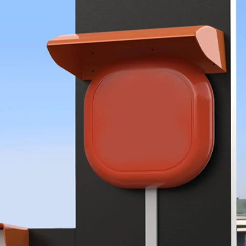 Heavy Duty EV Charger Protection Cover With Durable Plastic Rainproof Housing for Outdoor Electric Vehicle Chargers mounted on wall.