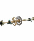Beefy Heavy Duty Rear Live Axle Kit For DIY Go Karts ATVs Drift Trikes And Golf Carts With 44 Inch Axle 530 Sprocket Hydraulic Brakes