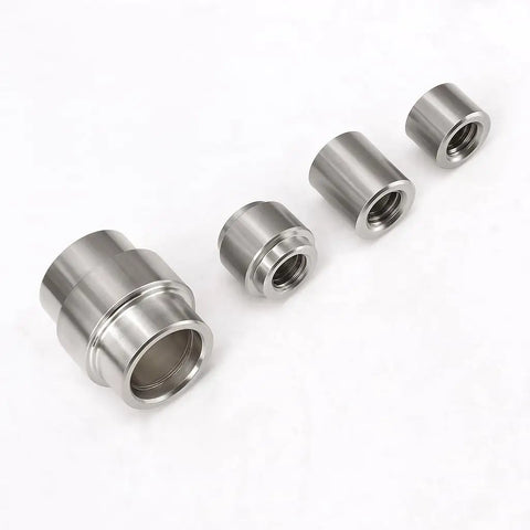 Heavy Duty Titanium Screw Pivot Upgrade Kit With Lanyard Tube Standoff Spacer And Blade Stop Hardware parts, four titanium standoff spacers.