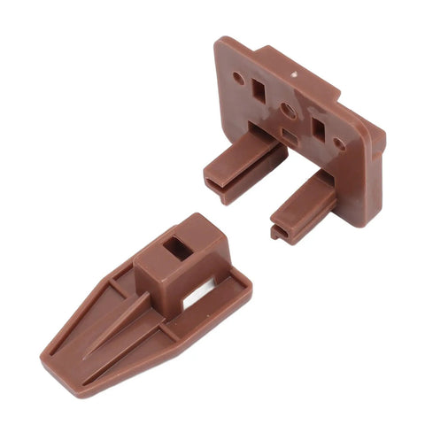 10 Pack Drawer Track Guide And Glides Plastic Replacement Parts with 30 Screws, center mount drawer slides for furniture