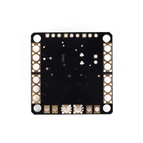 Game Changer Plug And Play Slick Power Distribution Board PDB filtered 5V 12V 3A output shown from the top view.