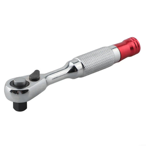 Compact Socket Wrench Set Featuring 72 Tooth Quick Swing Ratchet built for tight spaces with rubber grip and durable chrome finish.