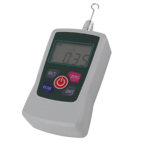 Knockout Precision Digital Force Gauge Featuring Rock Solid Built In Sensor Handheld Push Pull Meter And Slick Tension Reader For Pro Lab Tasks And Quick Shop Bench Checks Zero Point Three To Three Newton Scale