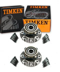 Top Notch Wheel Bearing And Hub Assembly 2 Pack With Included Mounting Bolts Solid Build For Your Daily Driver Direct Replacement Auto Parts Ready To Roll On The Highway with sealed bearings and mounting bolts.