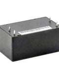 Rock Solid Industrial PCB Mount Power Supply compact black enclosure with pins, designed for clean 12 Volt usage in tight machinery.
