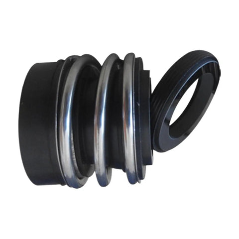 Wrench-Ready One Pc Double-Sided Silicon Carbide Mechanical Seal Fits 109-40 And 109-32 MG2 Models side view of seal with spring and metal details.