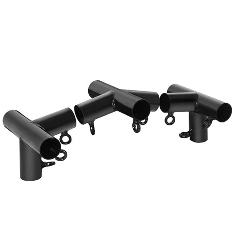Heavy Duty 2 Inch Inner Diameter Gazebo Corner Bracket Fitting Kit With Welded Joints For Patio Canopy Carport Frame Connector Coupler 4 Legs Shelter Outdoor