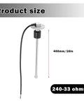 Heavy Duty Marine Fuel Sending Unit 16 Inch Stainless Steel Gas Tank Level Sender 240 To 33 Ohm Fuel Water Tank Sensor product size 16 inch
