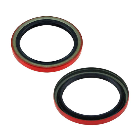 Heavy Duty Front Wheel Bearing And Seal Kit Zero Hassle Replacement For Chevy S10 Blazer Gmc Jimmy Sonoma LLV Caballero Isuzu Hombre 1987 To 2003 Set Of Six - Two red seals.