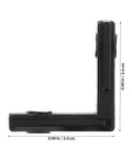 L-Shape interior corner connector, 0.94 in size, zinc alloy, for T-Slot profiles. Level Up Your Build With These Sick L-Shape Interior Corner Connectors For 2020 T-Slot Aluminum Profiles, Featuring Hella Secure Concealed Hardware And Perfect 90 Degree Angles For Shelves, Cabinets And Workbenches.
