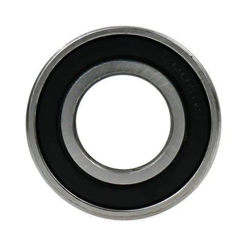 5 Pack 6004RS Ball Bearings Double Sealed Deep Groove Bearings 20 X 42 X 12 Millimeter Bearing Steel with black rubber seals.
