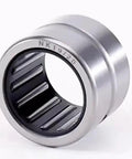 Top Shelf Machined Needle Roller Bearing Set With Heavy Duty Outer Ring Flanges And Tight Guided Cages For Slick Shaft Mounting. NK19/20 design.