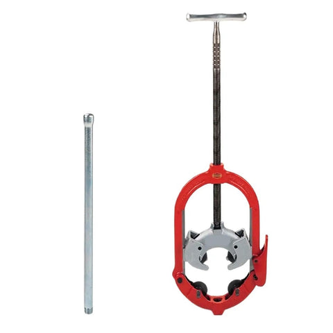 Badass Heavy Duty Pipe Cutter Kicking Out Sweet Precise Cuts On Metal Or Plastic Tubing For Tight Work Areas And Reliable Industrial Grade Performance You Can Trust 60 Thru 324MM with red metal body