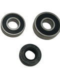 Top Shelf Beefed Up Seawater Pump Impeller Rebuild Kit For Marine Diesel Engines contains two metal bearings and one seal.