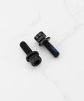 4Pcs M6x18mm MTB Caliper Bolts For Hydraulic Disc Brakes 25mm Overall Length High Carbon Steel Black Compatible With Shimano Calipers Easy Install Durable And Rust Resistant Brake Hardware