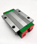 Rock Solid Heavy Duty Linear Guide Block Model HGW25HC for CNC machinery, steel body, compact size for precise motion control.
