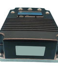 DC motor controller 1268-5403, 36–48V 400A, black aluminum enclosure with cooling fins, front view