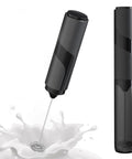 Handheld Milk Frother With Cover, 15 Second Silent Drink Mixer, Travel Ready Battery Powered Stainless Steel Whisk for coffee and matcha.