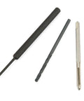 Installation tool, tap, and drill bit for M2x0.4 Threaded Insert Repair Kit with 20 Stainless Steel 304 Inserts in metal or plastic.