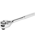 Top Shelf Adjustable Ratchet Wrench Half Size Drive With Sturdy Arrow Storage Case Heavy Duty Steel Spanner Tool for auto repairs.