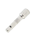 Heavy Duty 1/4 Inch Chrome Socket Wrench Extension Bar crushes tight squeeze jobs; 50mm chromed steel design for tight spaces.