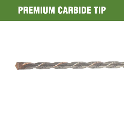 HLOFIZI 5/32 in x 6 in carbide-tipped SDS-Plus hammer drill bit for concrete and masonry