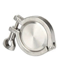 Heavy Duty Stainless Steel Sanitary Pipe Fittings Kit With Tri Clamp End Cap Weld Ferrule And Silicone Gasket For Easy Install Clamp Connection 456mm By 480mm Durable Industrial Plumbing Hardware, stainless tri clamp end cap