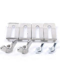 Stainless Steel Circular Saw Edge Guide And Woodworking Positioning Trough Jig Portable Saw Base With Bilateral Precision Scale For Rock Solid Cuts Zero Effort Alignment hardware components including washers and wing nuts