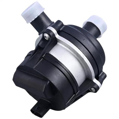 Auxiliary Engine Coolant Water Pump Replacement For 2018-2020 Models Part Number 68290300AA, detailed view of pump with black and silver casing.